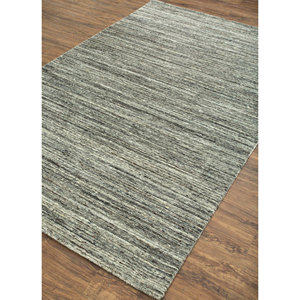 Alfombras de Lana a Rayas Grises y Negras Contour, Alfombra Clásica Rectangular Grande de 9x12 para Pasillo, Phwl-119, Viscosa Tejida a Mano para Adolescentes, Uso Doméstico - Product Image 2
