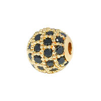 Perles rondes de 6 mm, perles d'espacement, composants de bijoux, pièces pour boucles d'oreilles, fournitures de fabrication de bijoux, breloques pour la création de bijoux