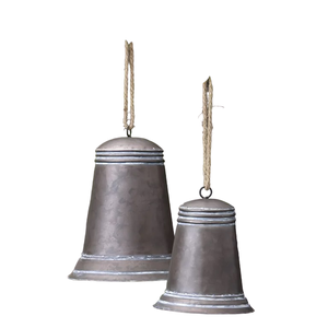 Haute qualité cloche de noël accessoires de fête tissu suspendu cloches en métal bonhomme de neige décoration de la maison prix usine direct - Product Image 3