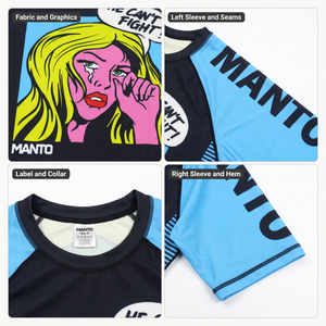Camiseta de Compresión de Manga Corta para Artes Marciales Mixtas MANTO, Camiseta de Entrenamiento de Poliéster que Absorbe la Humedad para Hombre - Product Image 5
