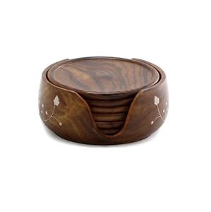 ถาดไม้รองแก้วเคลือบใหม่ล่าสุด - Product Image 1