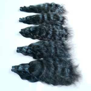 วิกผมลูกไม้ธรรมชาติแบบไม่ผ่านกระบวนการผมคนอินเดียแท้สำหรับต่อผมมนุษย์ติดหนังกำพร้าแนวเวียดนาม - Product Image 2