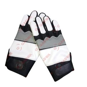 Nouveau style dernière conception de haute qualité manchette courte en cuir de vachette jeunesse adulte Baseball gants de frappe - Product Image 3