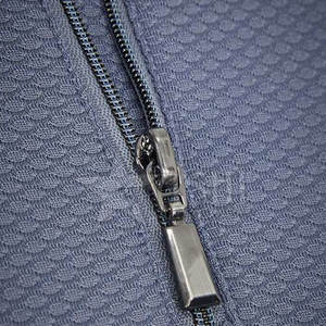 เสื้อกันหนาวแขนยาวโอเวอร์ไซส์ผ้าคอตตอนผ้าฟลีซแบบรูดซิปสำหรับผู้หญิงใส่ในยิมสีพื้นใส่ฤดูใบไม้ร่วงโลโก้ได้ตามต้องการ - Product Image 5