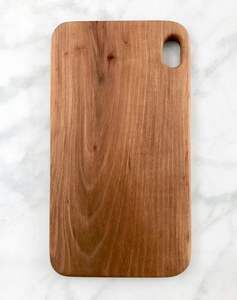 Tabla de cortar de madera de acacia hecha a mano con mango Tabla de cortar de madera natural duradera para cocina, carne, queso, vegetales - Product Image 5