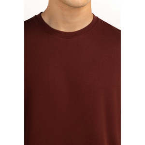 Regular Fit Jersey T-Shirt Unisex Lightweight Breathable Crew Neck Front Casual Blank Eco-Friendly Summer Short Sleeve 80% - Product Image 2