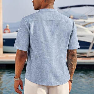 T-shirt unisexe personnalisé en polyester/coton surdimensionné de 280 g/m², manches courtes, devant uni, décontracté, logo DIY, haute qualité, couleur unie - Product Image 3