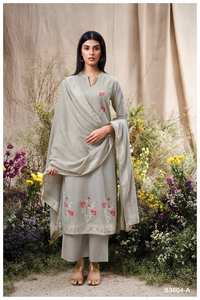 Premium Cotton Mul Jacquard Salwar Kameez Collection Catálogo completo disponible Tarifa al por mayor Ropa de fiesta Ropa India pakistaní - Product Image 2