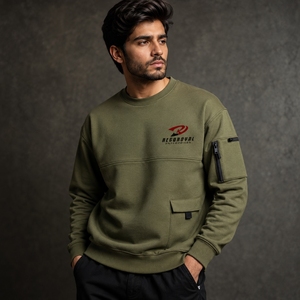 Sudaderas de cuello redondo para hombre, sudaderas con media cremallera para hombre, sudaderas con cuarto de cremallera para hombre, sudaderas tipo jersey para hombre, sudaderas oversize para hombre - Product Image 4