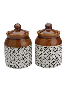 Tarro de cerámica con sello de silicona para mantener la frescura y la durabilidad. Tarro de cerámica colorido para decoración y almacenamiento en el estante de la cocina. - Product Image 2