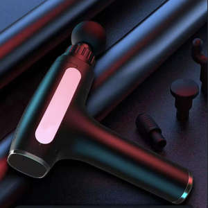 Pistolet de massage musculaire rechargeable portable multi-têtes pour la maison et le fitness - Product Image 3