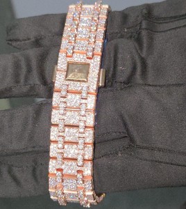 VVS Shiny Luxury MiYOTA Acero inoxidable Full Iced Out Moissanite Diamond Hip Hop Style Watch Regalo para él o ella - Product Image 4