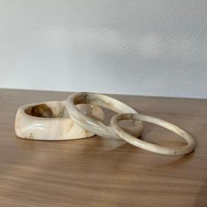 Zhubi ลูกปัดสเปเซอร์รูขนาดใหญ่ลายสีสันสดใสผสมกับ Acryl ลูกปัดหลวม14มม. เป็นมิตรกับสิ่งแวดล้อมสำหรับงานแต่งงานกำไลข้อมือ - Product Image 1