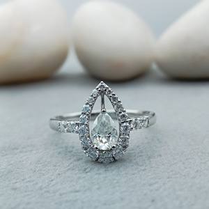 Bague de luxe pour homme en or 10K 18K tendance Hip Hop Baguette arrondie en diamant naturel VVS pour mariages anniversaires classique - Product Image 1