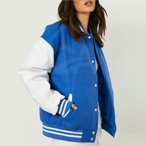 <b>Top</b> Sale Best Price Letterman Jackets For Women Oem Service Plain Dyed Letterman Jackets For Women - Product Image 6