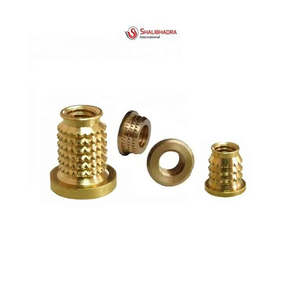 น็อตทองเหลืองอเนกประสงค์ไมโครแทรกทองเหลืองตรงจากอินเดีย - Product Image 1