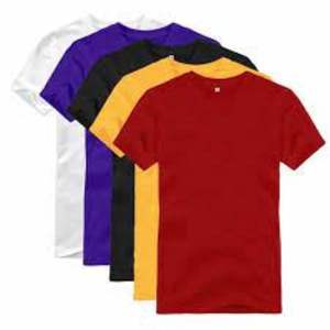 Venta al por mayor a granel de algodón liso camiseta de los hombres con colores por encargo y diseño de impresión camisetas lavables de algodón de secado rápido camisetas - Product Image 1