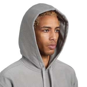 เสื้อฮู้ดผู้ชายทำจากผ้าฝ้ายทรงหลวมมีฮู้ดสำหรับผู้ชายเสื้อมีฮู้ดแบบหมุนได้ออกแบบโลโก้ได้ตามต้องการ - Product Image 1