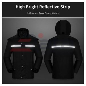 Traje de lluvia para hombre y mujer, chaqueta y pantalón impermeable, transpirable, para deportes al aire libre, antistorm - Product Image 3