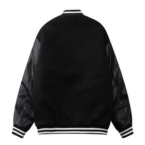 2023 personnalisé haute laine Baseball Letterman Varsity veste support Chenille broderie haute rue hiver bouton - Product Image 4