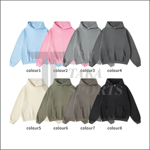 Sweat-shirt Hip Hop en molleton 100% coton, coupe oversize, haute qualité, vintage, hiver, couleur unie, écologique, 360g, logo personnalisé - Product Image 3