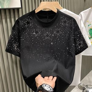 2024 Summer Men's Fashion Short-<b>Sleeve</b> Casual T-<b>Shirt</b> - Loose Fit Luxury <b>Half</b>-<b>Sleeve</b> Tee - Product Image 4