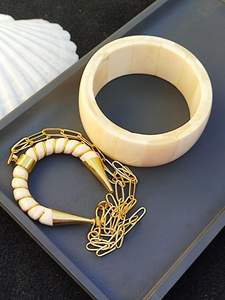 Brazalete de Hueso de Alta Calidad, Pulsera de Moda para Mujer, Joyería Artesanal Natural al Mejor Precio - Product Image 3