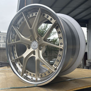 Viaol 4 pièces, nouvelles jantes en alliage d'aluminium forgé poli or champagne, deux pièces, avec design concave pour E545 G300 - Product Image 3