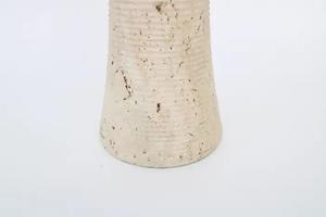 Vase en pierre de travertin de qualité supérieure, décoration minimaliste moderne, texture naturelle durable, parfait pour des accents d'intérieur élégants - Product Image 6