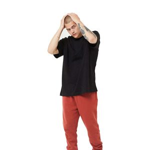 Vente en gros T-shirt personnalisé vintage poids lourd surdimensionné pour hommes Mode 100% coton Streetwear décontracté - Product Image 5