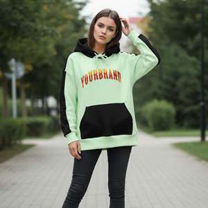 Nouveau sweat à capuche pour femme de qualité supérieure, imprimé sur mesure, tendance, automne/hiver, vêtements décontractés quotidiens, coupe ample, 100% coton - Product Image 4