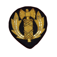 Nouveaux Badges et Écussons Brodés Français de la Seconde Guerre Mondiale avec Perles, à Coudre sur Tissu, Designs Personnalisés