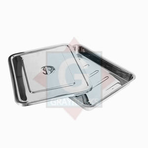 ถาดใส่เครื่องมือทางการแพทย์ถาดใส่เครื่องมือผ่าตัดทำจากสเตนเลสสตีลพร้อมฝาปิดถาดฆ่าเชื้อด้วยมือ - Product Image 1