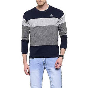 T-shirts à manches longues pour hommes taille personnalisée à la mode et confortable tissu tricoté bas quantité minimale de commande - Product Image 5