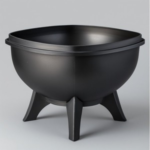 Foyer extérieur moderne en métal épais avec finition thermolaquée pour le camping et l'arrière-cour, assurant la sécurité et une utilisation durable - Product Image 4