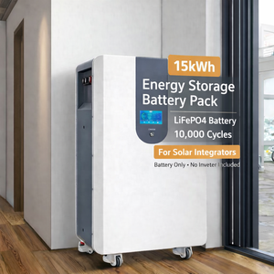 Sistema de Baterías de Almacenamiento Solar Híbrido de 15Kwh, Inversor de Fase Dividida de 51.2V, Baterías de Litio de 300ah para Almacenamiento de Energía en el Hogar - Product Image 1