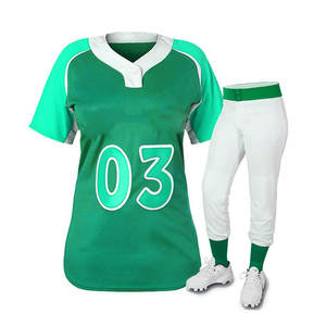 Uniforme de Béisbol para Mujer Cómodo, al Mejor Precio, Nuevo Diseño, Material de Poliéster de Alta Calidad - Product Image 4
