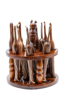 Ensemble de crochets en bois pour artisanat, 12 pièces, aiguilles à tricoter, boîte de rangement en bois pour le crochet, support organisateur pour le fil