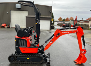 Mini-excavatrice sur chenilles U10-5 d'occasion, livraison gratuite, composants principaux inclus : moteur, pompe, boîte de vitesses, engrenage, PLC, roulement - Product Image 3