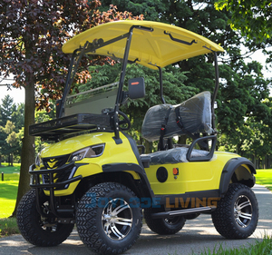 Carrito de Golf Eléctrico Personalizable de 4 Plazas, Exterior Elegante, Opciones de 48V/60V/72V, Excelente para Entusiastas, Grado Industrial OEM DIY - Product Image 1