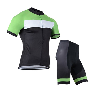 Cyclisme fermeture éclair cyclisme vélo uniforme vêtements séchage rapide vélo vêtements hommes court uniforme - Product Image 1