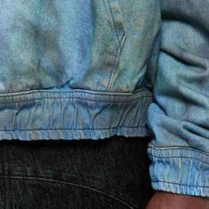 Venta al por mayor de ropa de calle de algodón 100% para hombre con estampado personalizado sudaderas con capucha lavadas con ácido y hombros caídos lisos de gran tamaño para invierno para hombres - Product Image 6