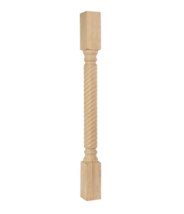 Gabinete de cocina de madera Columna de poste de isla Soporte de patas decorativas para mesas Reemplazo de gabinetes de islas Poste de gabinete duradero - Product Image 1