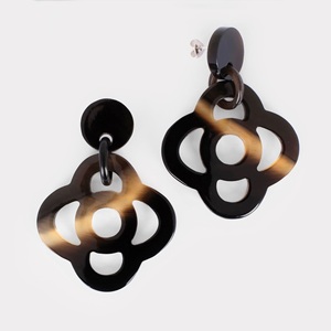 Pendientes Colgantes Hechos a Mano con Cuerno de Buey y Búfalo, Joyería Ecológica, Pendientes Colgantes 100% Naturales de Cuerno de Buey y Búfalo - Product Image 5