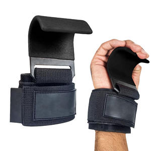 SAAR INDUSTRIES Muñequeras de Neopreno Hechas a Medida de Alta Calidad, Resistentes, Transpirables, Antideslizantes, con Ganchos para Levantamiento de Pesas, para Gimnasio y Entrenamiento - Product Image 2