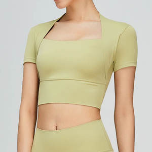 Custom Logo Women <b>Crop</b> <b>Top</b> Woman Wholesale High Quality Cotton <b>Sexy</b> <b>Crop</b> <b>Tops</b> For Women - Product Image 2