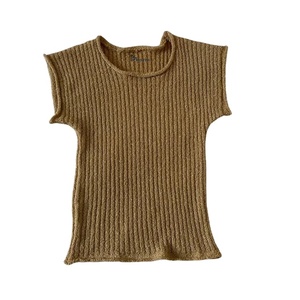 Camiseta de Manga Corta Acanalada Elástica Suave Ajustada Casual para Mujer, Ideal para Verano, Pedido al por Mayor - Product Image 5