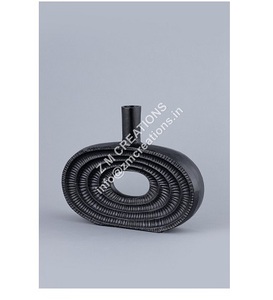 Florero de hierro de diseño moderno nórdico, iluminación de lujo costera hecha a mano para el hogar, sala de estar, Villa, adornos florales - Product Image 2