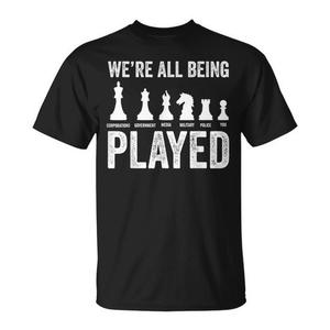 T-shirt promozionale con teoria della conspirazione: Siamo tutti fediati in trappola - Product Image 1