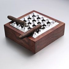 ที่เขี่ยบุหรี่ทำจากไม้พร้อมรายละเอียดทางศิลปะไอเดียของขวัญที่สมบูรณ์แบบสำหรับเพื่อนที่ชอบการตกแต่งแบบชนบท - Product Image 3